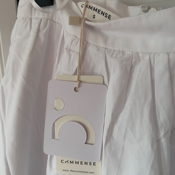 COMMENSE Linen Pleated Maxi Skirt - NEW - Picture 3 of 4